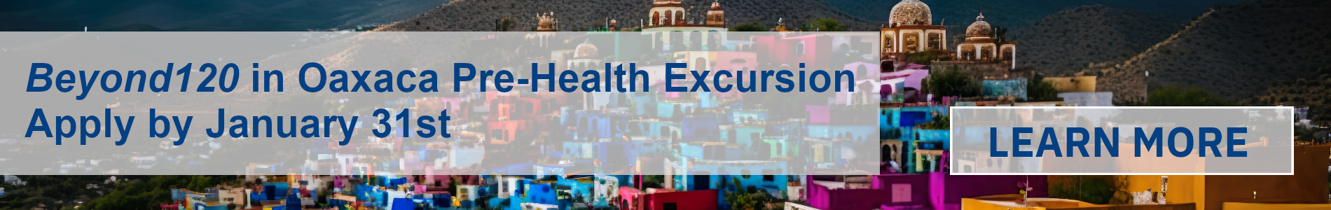 Apply to Beyond120 in Oaxaca.